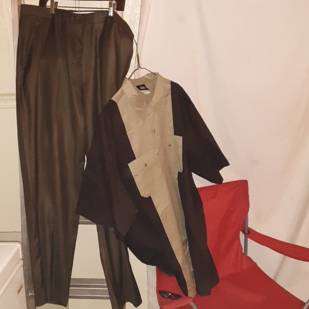 VINCI BROWN DRESS PANTS